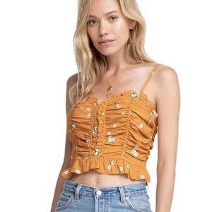 ASTR RILEY FLORAL CROP TOP